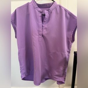 Figs Rafaela™ Scrub Top Lilac Dawn